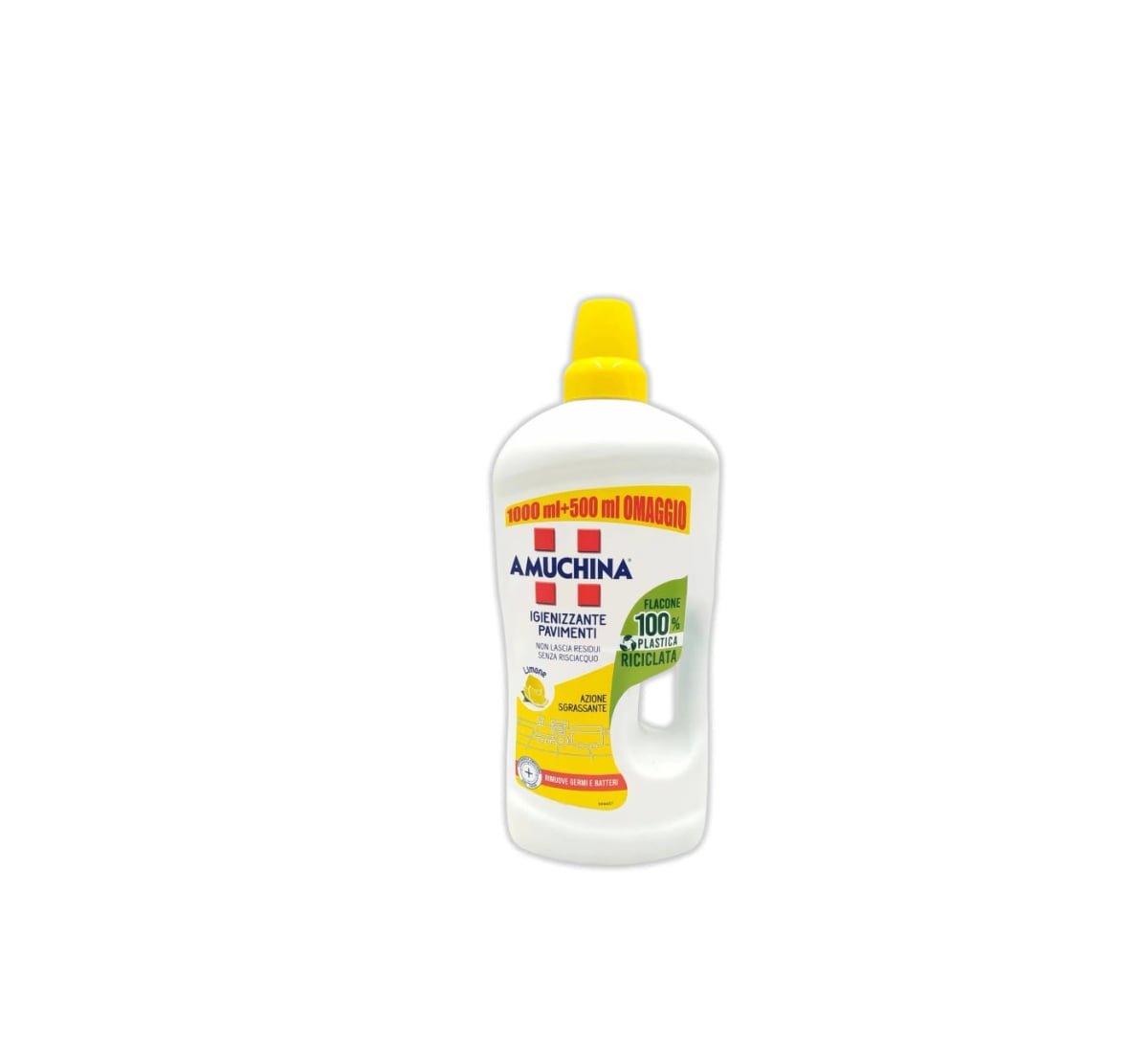 Désinfectant pour Sols (Amuchina) – Fraîcheur Citron 1,5L